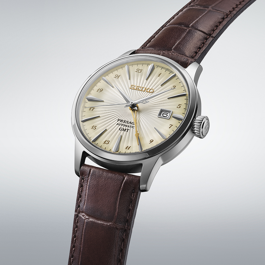 Seiko Presage SSK041J1 ‘Acacia’ Cocktail Time GMT Automatic