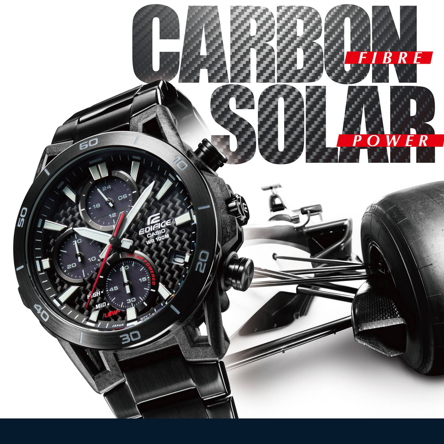 Casio Edifice EQS-960DC-1AVUDF EDIFICE SOSPENSIONE Solar  Power Chronograph