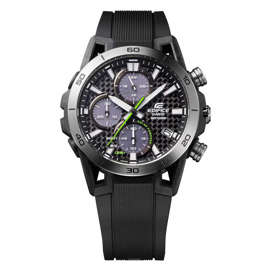 Casio Edifice EQS-960PB-1AVUDF EDIFICE SOSPENSIONE Solar Power Chronograph