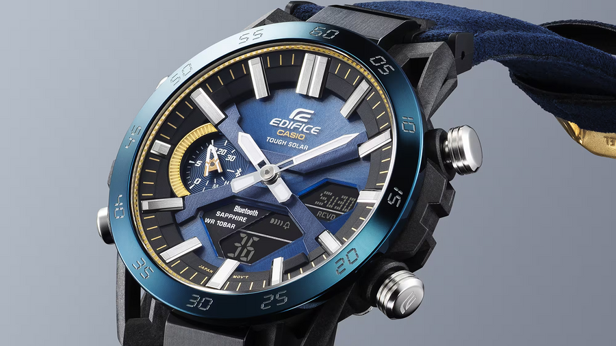 Casio Edifice ECB-2000SS-2ADR CASIO WATCH 50TH ANNIVERSARY Sospensione Analog Digital Combination