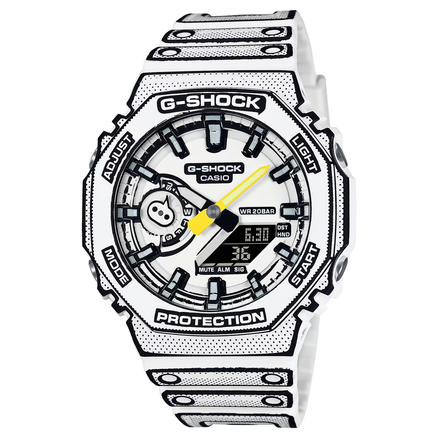 Casio G-Shock GA-2100MNG-7ADR Classic Analog Digital Combination