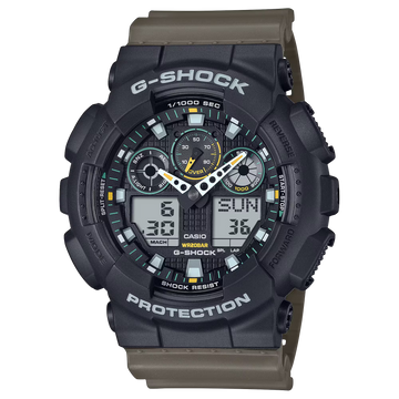 Casio G-Shock GA-100TU-1A3DR Analog-Digital Combination