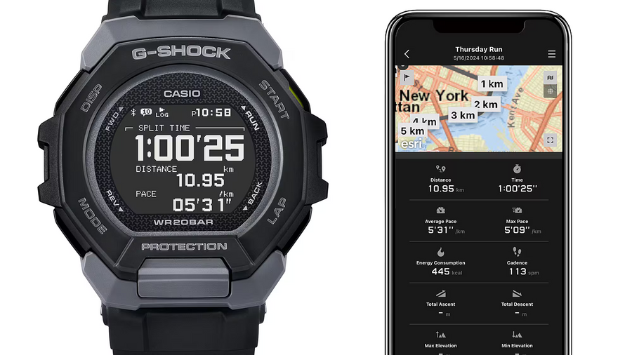 Casio G-Shock GBD-300-1DR G-Squad Digital