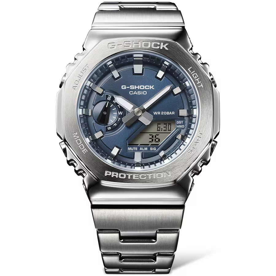 Casio G-Shock GM-2110D-2BDR G-Steel Analog Digital Combination