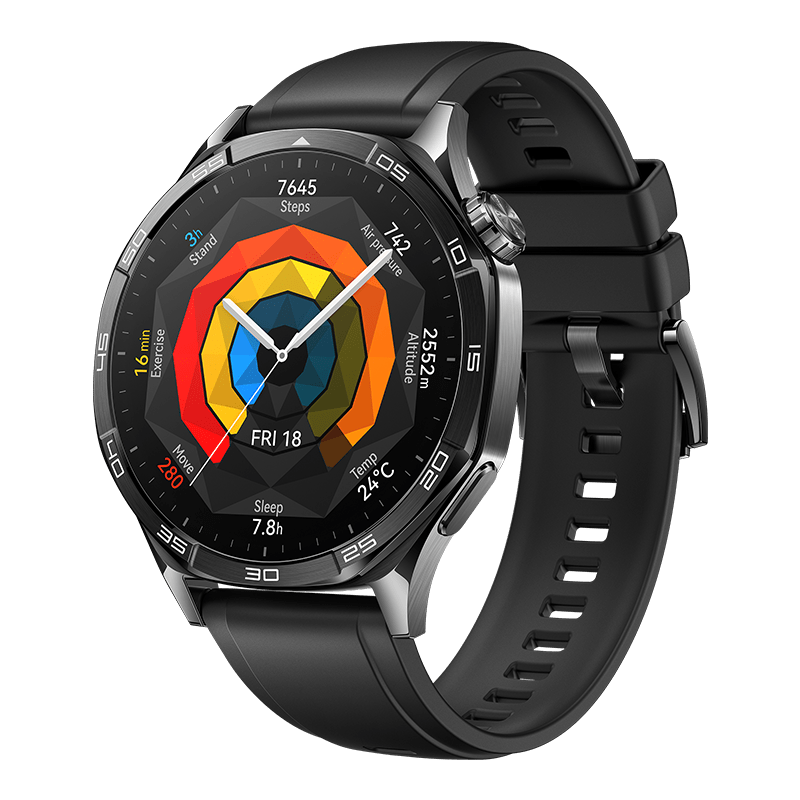 HUAWEI WATCH GT 5 46mm Black Fluoroelastomer Strap