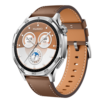 HUAWEI WATCH GT 5 46mm Brown Composite Leather Strap