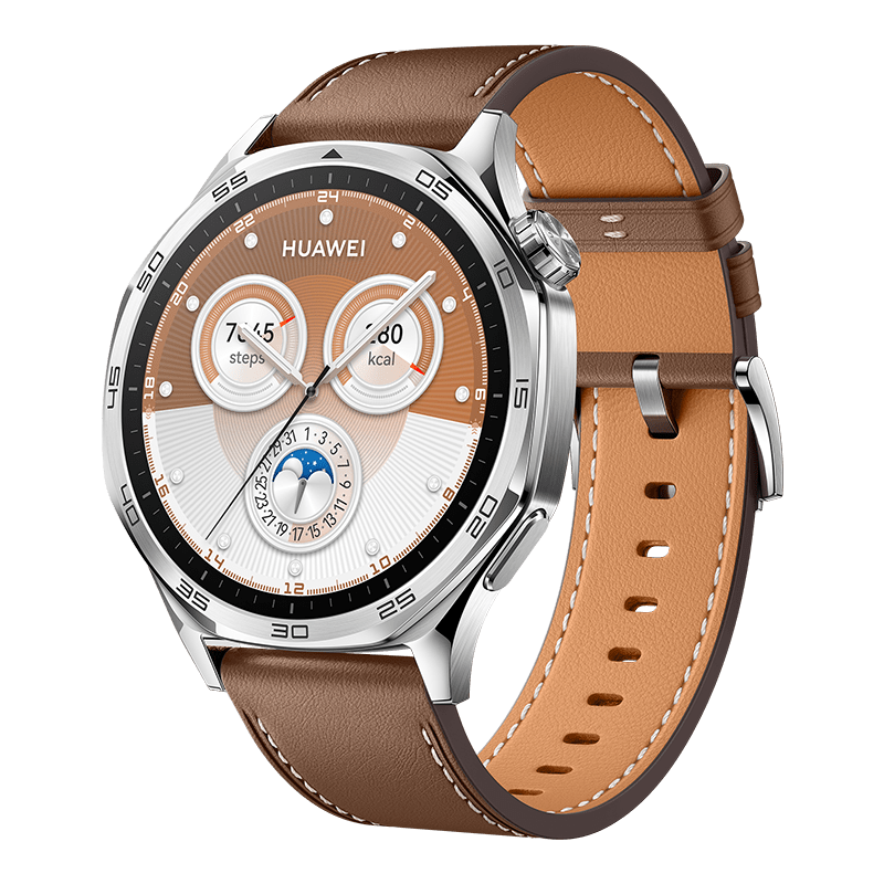 HUAWEI WATCH GT 5 46mm Brown Composite Leather Strap