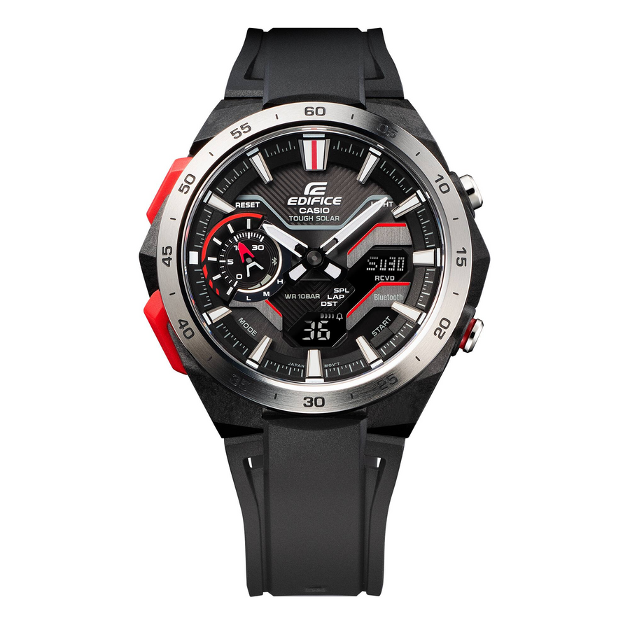 Casio Edifice ECB-2200P-1ADF Windflow Chronograph Analog Digital Combination