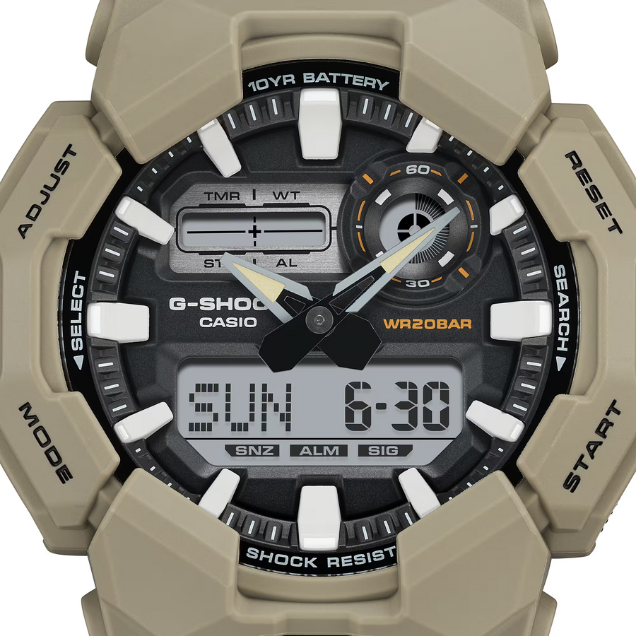 Casio G-Shock GA-010-5ADR Analog Digital Combination