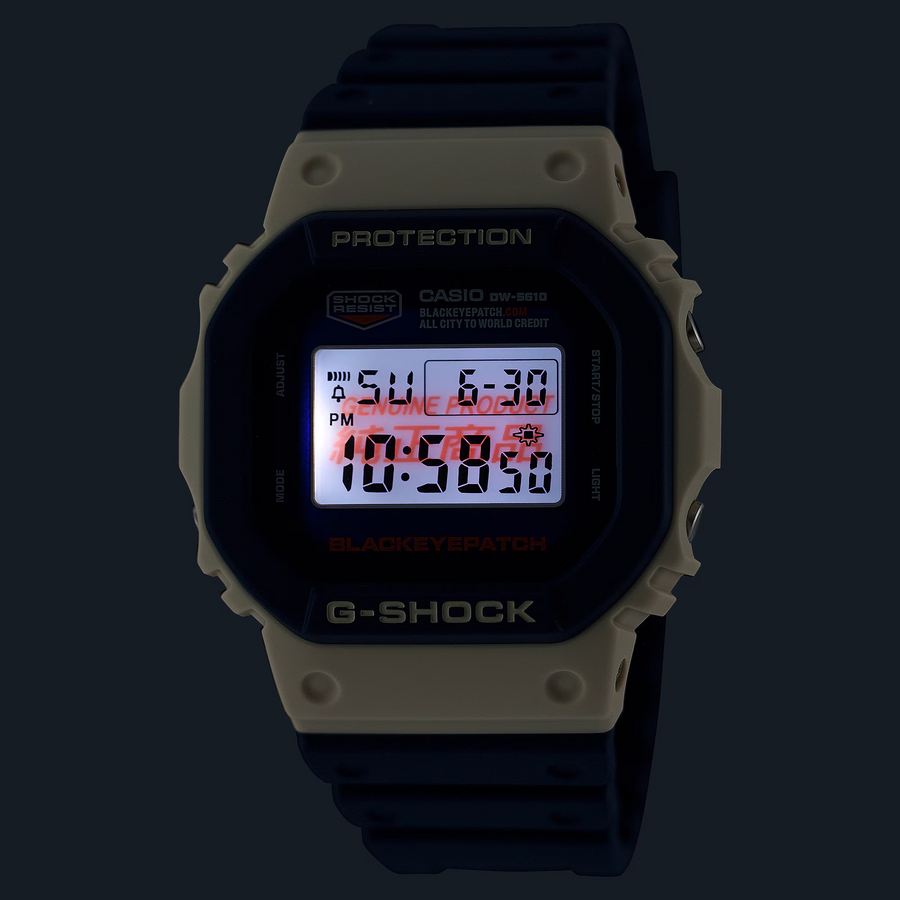 Casio G-Shock DW-5610BEP-2DR BlackEyePatch Collaboration Model Digital