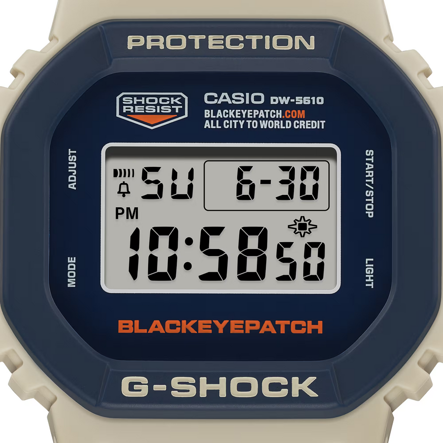 Casio G-Shock DW-5610BEP-2DR BlackEyePatch Collaboration Model Digital