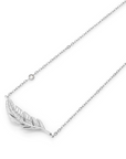 Olivia Burton 24100212 Signature Feather Silver Tone Necklace