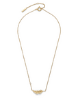 Olivia Burton 24100213 Signature Feather Gold Plated Necklace