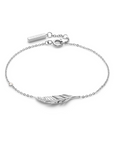 Olivia Burton 24100215 Signature Feather Silver Tone Bracelet