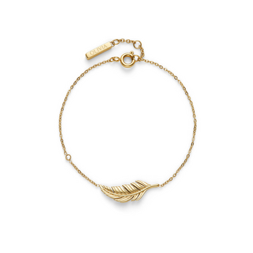 Olivia Burton 24100216 Signature Feather Gold Plated Bracelet