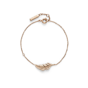 Olivia Burton 24100217 Signature Feather Rose Gold Plated Bracelet