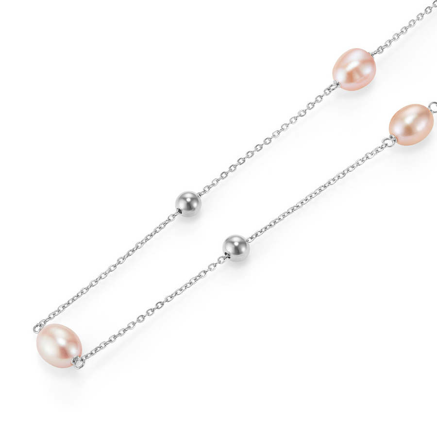 Olivia Burton 24100201 Trend Edition By The Sea Pearl Silver Tone Necklace