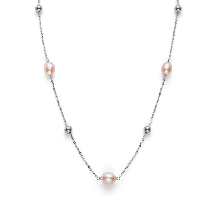 Olivia Burton 24100201 Trend Edition By The Sea Pearl Silver Tone Necklace