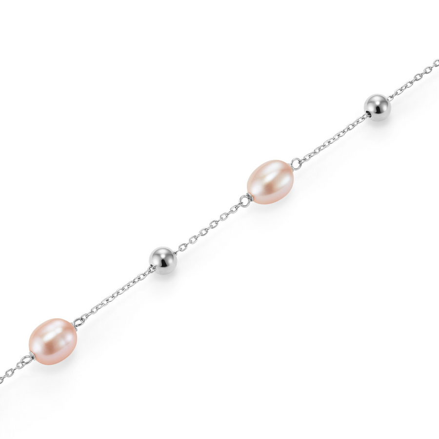 Olivia Burton 24100203 Trend Edition By The Sea Pearl Silver Tone Bracelet