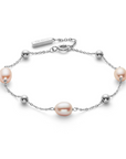 Olivia Burton 24100203 Trend Edition By The Sea Pearl Silver Tone Bracelet