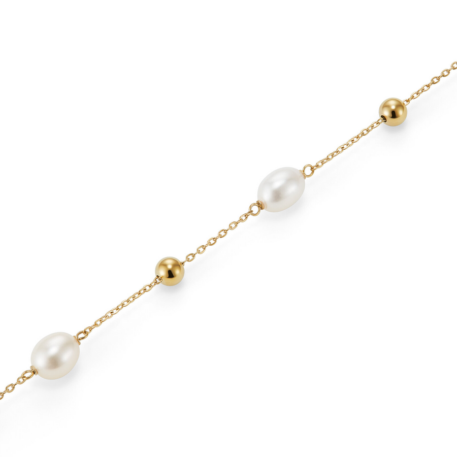 Olivia Burton 24100202 Trend Edition By The Sea Pearl Gold Plated Bracelet