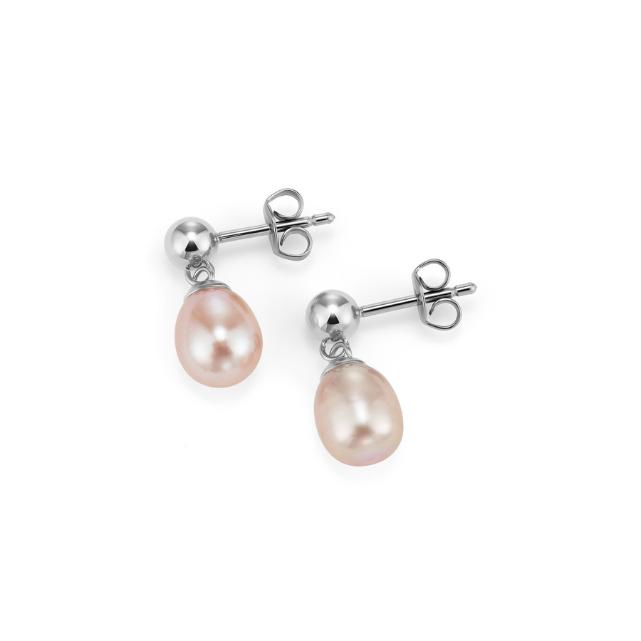 Olivia Burton 24100205 Trend Edition By The Sea Pearl Silver Tone Drop Earrings