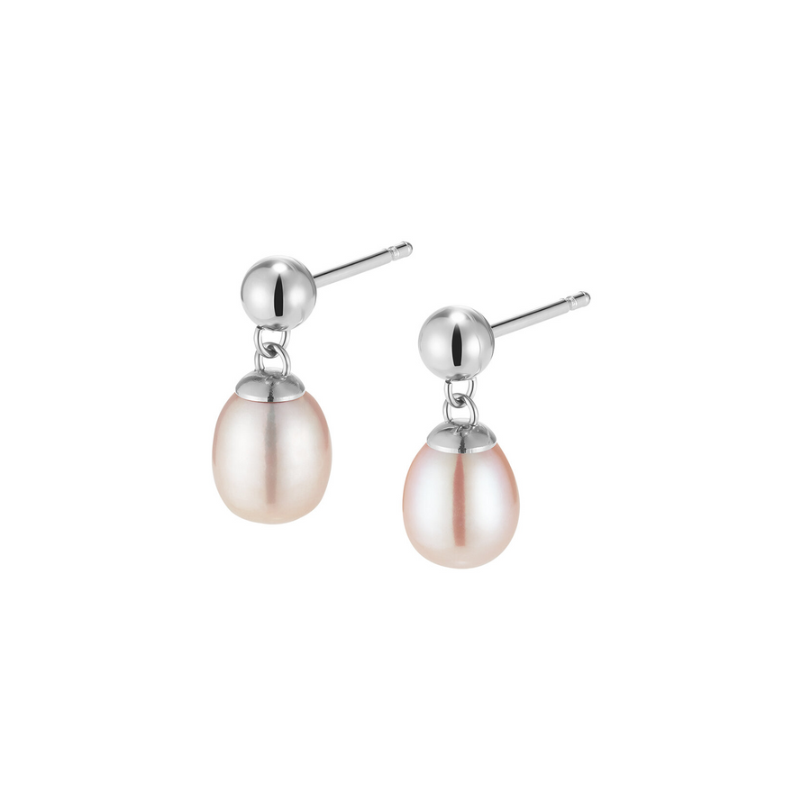 Olivia Burton 24100205 Trend Edition By The Sea Pearl Silver Tone Drop Earrings