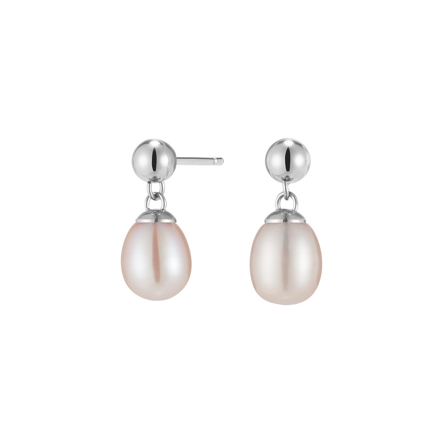 Olivia Burton 24100205 Trend Edition By The Sea Pearl Silver Tone Drop Earrings