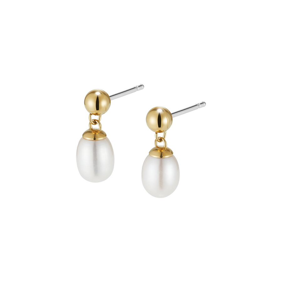 Olivia Burton 24100204 Trend Edition By The Sea Pearl Gold Plated Drop Earrings