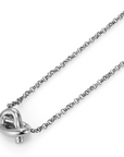 Olivia Burton 24100222 Classic Lover's Knot Silver Tone Necklace