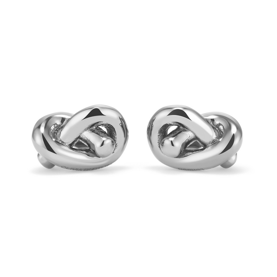 Olivia Burton 24100226 Classic Lover's Knot Silver Tone Stud Earrings