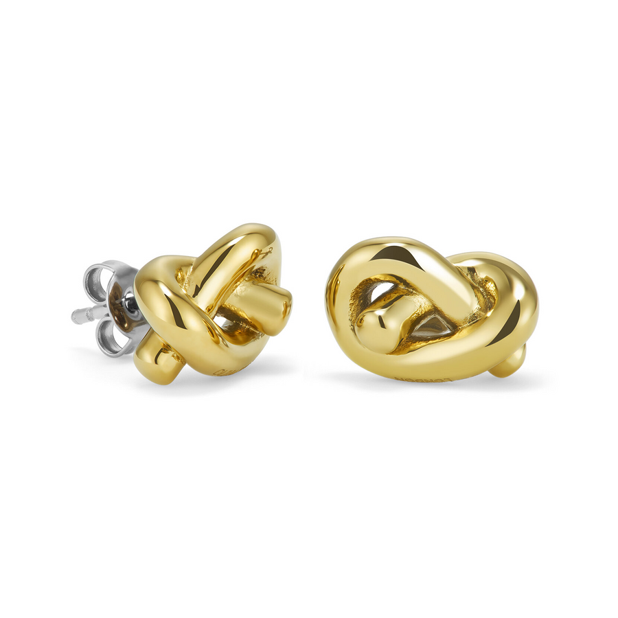 Olivia Burton 24100225 Classic Lover's Knot Gold Plated Stud Earrings