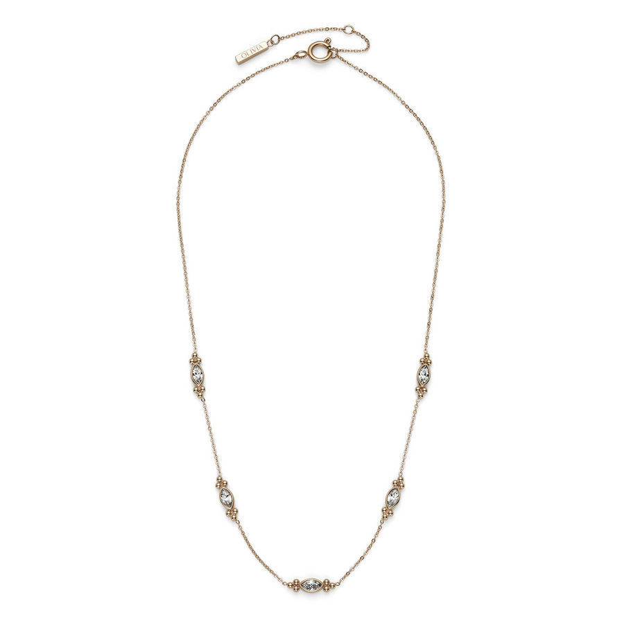 Olivia Burton 24100278 Classic Dainty Rose Gold Plated Necklace