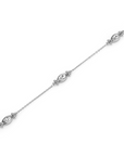 Olivia Burton 24100279 Classic Dainty Silver Tone Bracelet