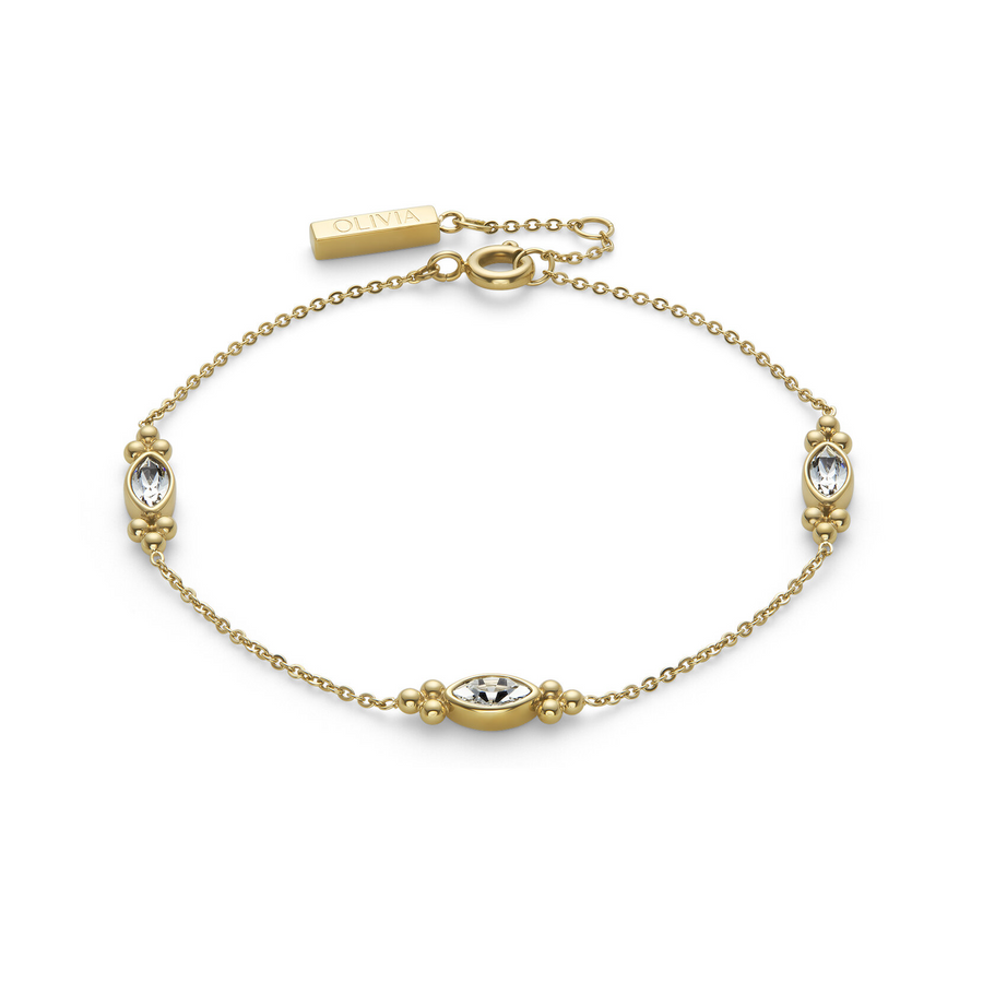 Olivia Burton 24100280 Classic Dainty Gold Plated Bracelet