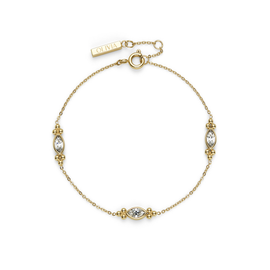 Olivia Burton 24100280 Classic Dainty Gold Plated Bracelet