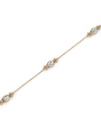 Olivia Burton 24100281 Classic Dainty Rose Gold Plated Bracelet