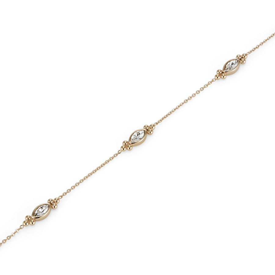 Olivia Burton 24100281 Classic Dainty Rose Gold Plated Bracelet