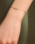 Olivia Burton 24100281 Classic Dainty Rose Gold Plated Bracelet