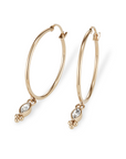 Olivia Burton 24100284 Classic Dainty Rose Gold Plated Hoop Earrings