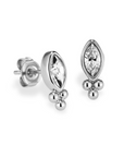 Olivia Burton 24100285 Classic Dainty Silver Tone Stud Earrings