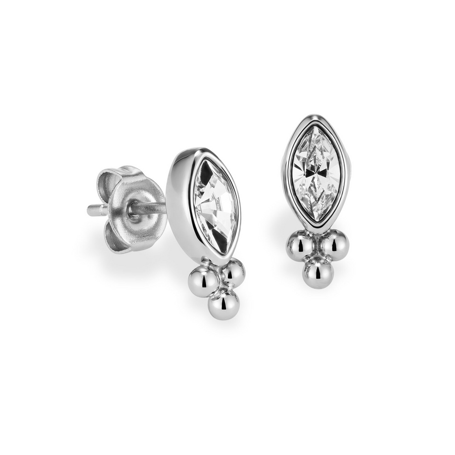 Olivia Burton 24100285 Classic Dainty Silver Tone Stud Earrings