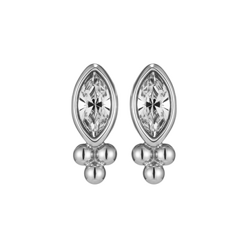 Olivia Burton 24100285 Classic Dainty Silver Tone Stud Earrings