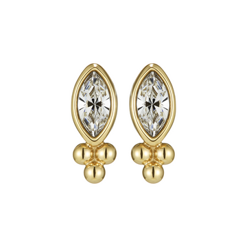 Olivia Burton 24100286 Classic Dainty Gold Plated Stud Earrings