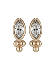 Olivia Burton 24100287 Classic Dainty Rose Gold Plated Stud Earrings