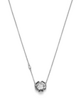 Olivia Burton 24100250 Signature Tudor Rose Silver Tone Pendant Necklace