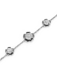 Olivia Burton 24100246 Signature Tudor Rose Silver Tone Bracelet