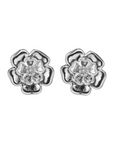 Olivia Burton 24100257 Signature Tudor Rose Silver Tone Stud Earrings