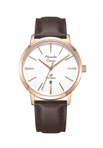 Alexandre Christie AC1028MDLRGSLBO Primo Steel Analog