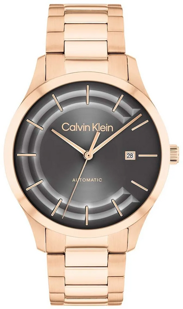 Calvin Klein 25300025 Unisex Fashion Steel And Gold Automatic